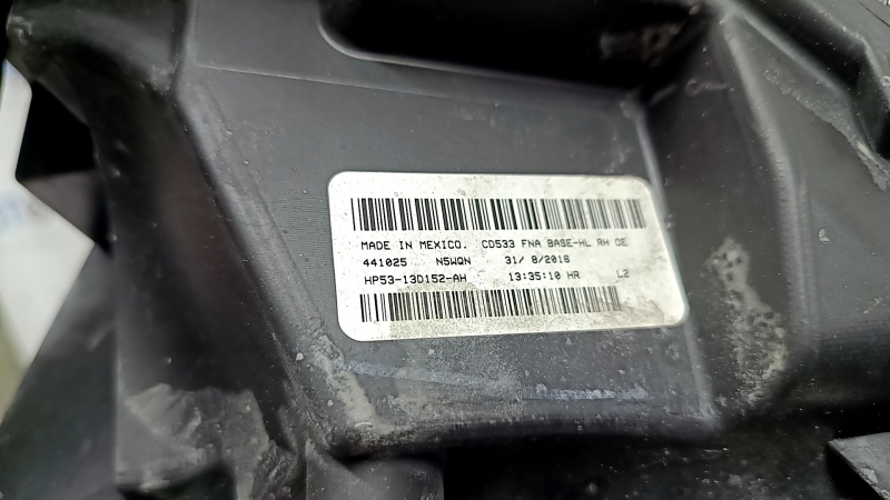 Фара передняя правая в сборе Lincoln MKZ 17-19 level 7, LED, тип 2, сколы, под полировку, царапины