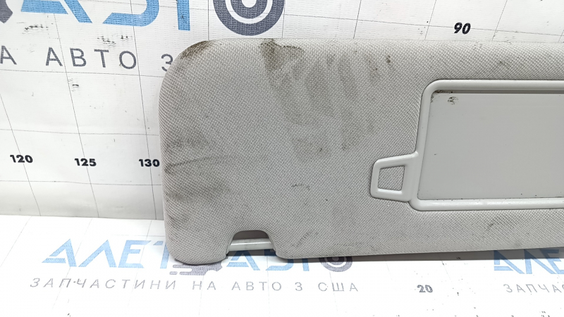Козирок лівий Kia Sorento 21-24 HEV, PHEV сірий під панораму, без гачка, під хімчистку