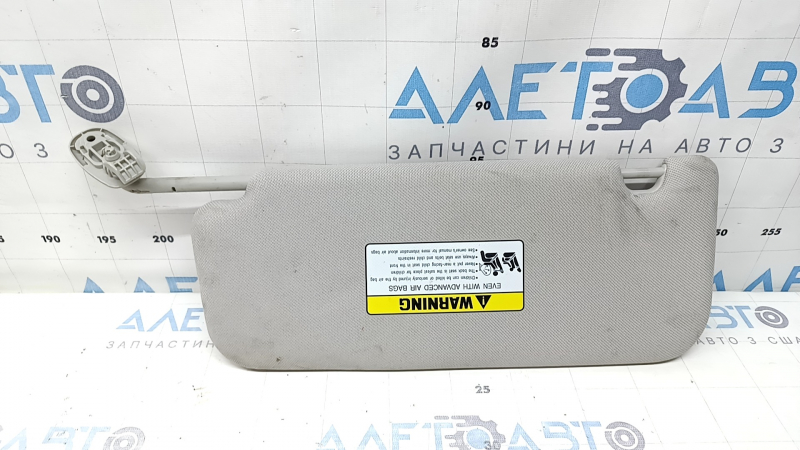 Козирок правий Kia Sorento 21-24 HEV, PHEV сірий під панораму, без гачка, під хімчистку