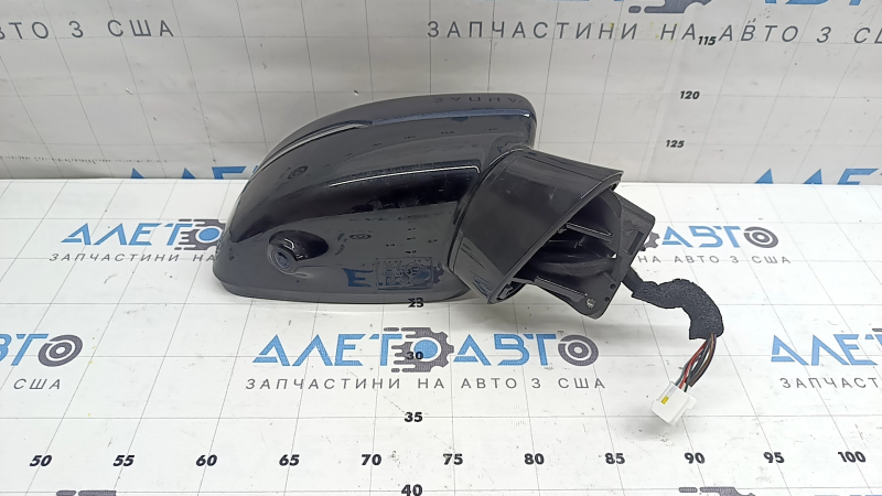 Зеркало боковое правое в сборе Kia Sorento 21-26 7+2 пинов, поворотник, подогрев, BSM, камера, синий с черным