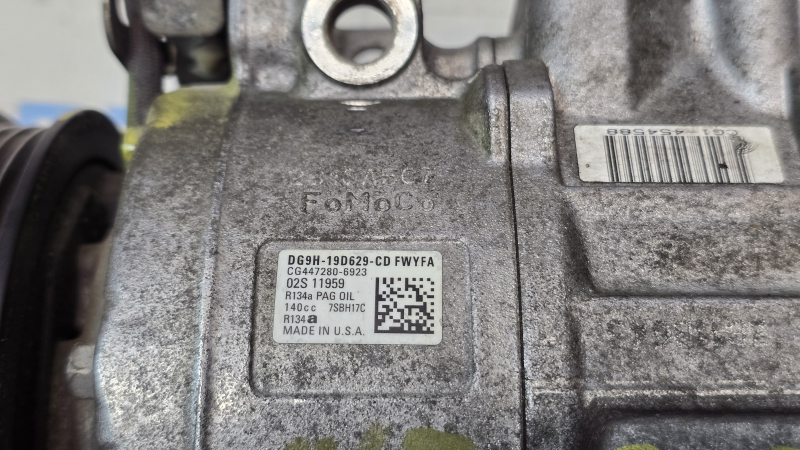 Компресор кондиціонера Ford Fusion mk5 13-20 2.0Т 2.5 не працює магнітна муфта