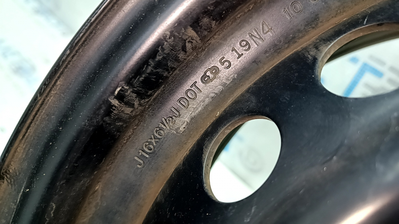 Диск залізний R16x6.5J 5*114.3 Toyota Camry v70 18-24 бордюрка