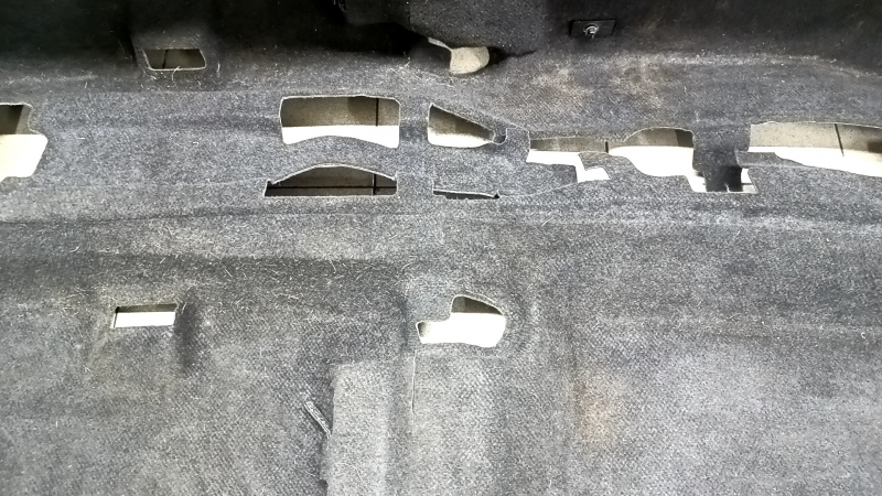 Покрытие пола Honda Accord 23- черное, накладка для отдыха ноги хром, под химчистку