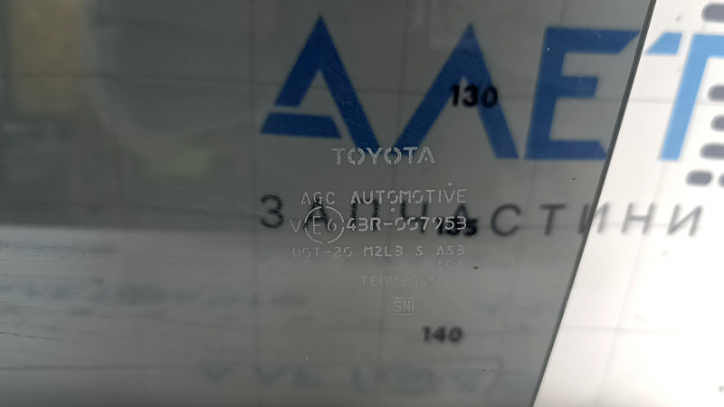 Скло дверей задніх лівих Toyota Rav4 19-25 тонування, AGC