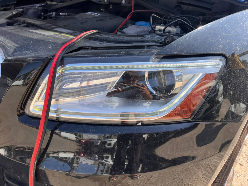 Фара передня ліва в зборі Audi Q5 8R 13-17 рест, ксенон, пісок, жовтий LED