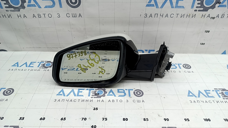 Зеркало боковое левое в сборе BMW X2 F39 18-23 5 пинов, поворотник, подогрев, автоскладывание, память, автозатемнение, Shadow-Line, белое