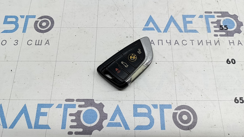 Ключ smart BMW X2 F39 18-23 4 кнопки, нет крышки, царапины, сколы, полез хром