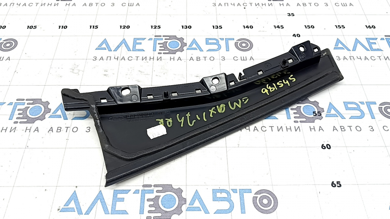 Накладка дверей збоку задня права Ford C-max MK2 13-18 ззаду, чорний глянець, подряпини