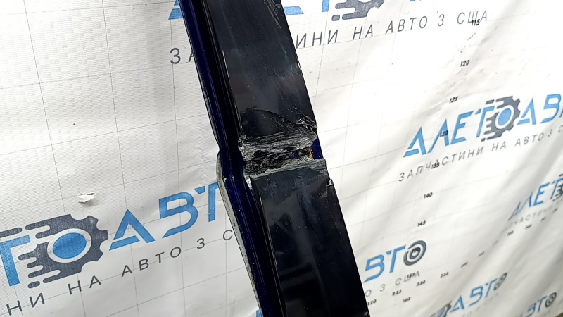 Двері голі задні права Honda Accord 13-17 синій B553P, зам'ята рамка скла