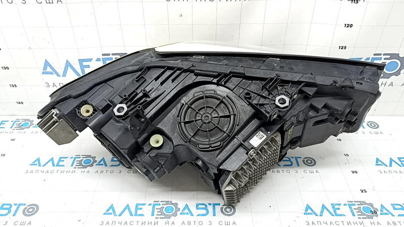 Фара передняя левая в сборе BMW 5 G30 17-20 адаптив LED Icon S552A, с блоками, без крепления, под полировку, паутинка
