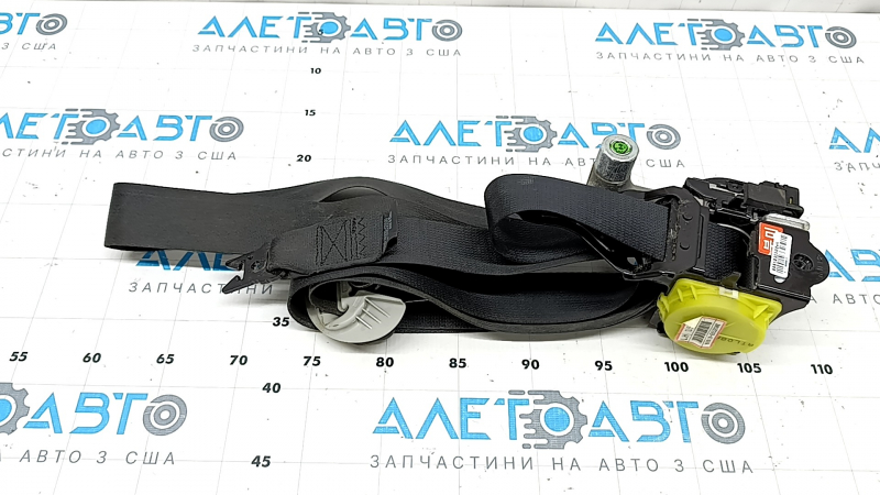 Водительский ремень безопасности Kia Niro 17-22 HEV, PHEV черный, стрельнувший, под химчистку
