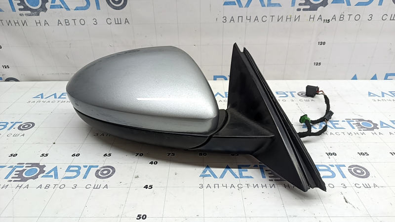 Зеркало боковое правое VW Jetta 19-26 5+2 пинов, BSM, подогрев, серебро