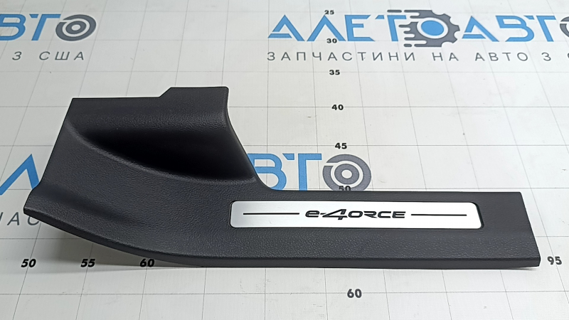 Накладка порога ззаду права Nissan Ariya 23-26 з хром вставкою E-4ORCE, подряпини