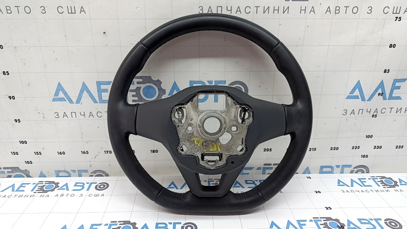 Кермо голе VW Jetta 22-26 шкіра чорне, потерте, подряпини