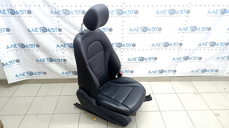Пасажирське сидіння Mercedes GLC 16-20 з airbag, електричне, підігрів шкіра чорна сіра строчка