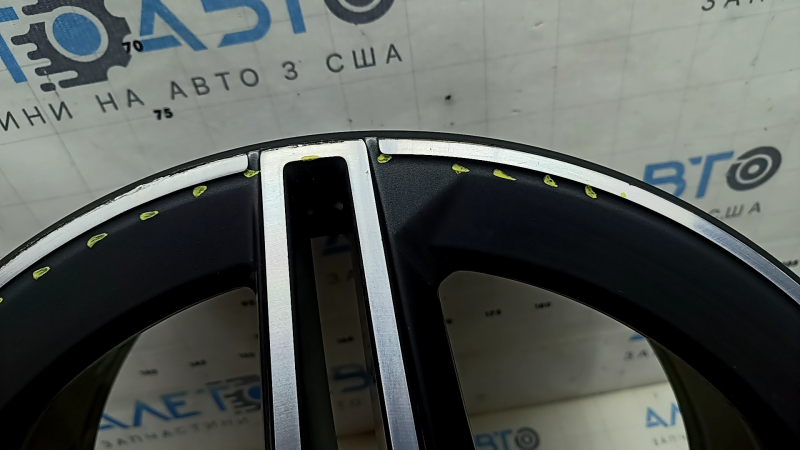 Комплект дисков колесных R19 x 8,0J ET43 Mercedes GLC 20-22 AMG pkg, бордюрка, 1 диск под ремонт