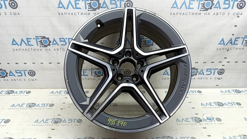 Комплект дисков колесных R19 x 8,0J ET43 Mercedes GLC 20-22 AMG pkg, бордюрка, 1 диск под ремонт