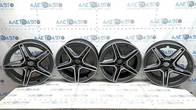 Комплект дисков колесных R19 x 8,0J ET43 Mercedes GLC 20-22 AMG pkg, бордюрка, 1 диск под ремонт