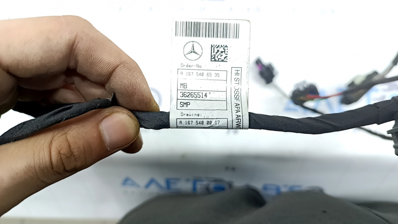 Проводка заднього бампера Mercedes W167 GLE 350 450 20-23 під 6 парктроників та датчик відкривання ногою