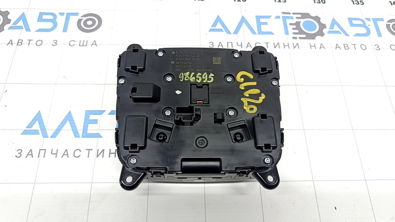 Управление мультимедиа Mercedes W167 GLE 350 450 20-23 хром, под камеру, царапины