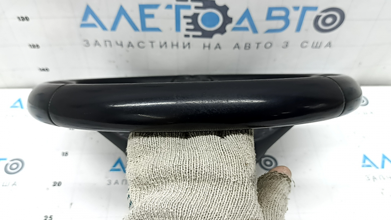 Кермо голе VW Tiguan 18-21 шкіра чорне, без кнопок і накладки, подряпини, потерт