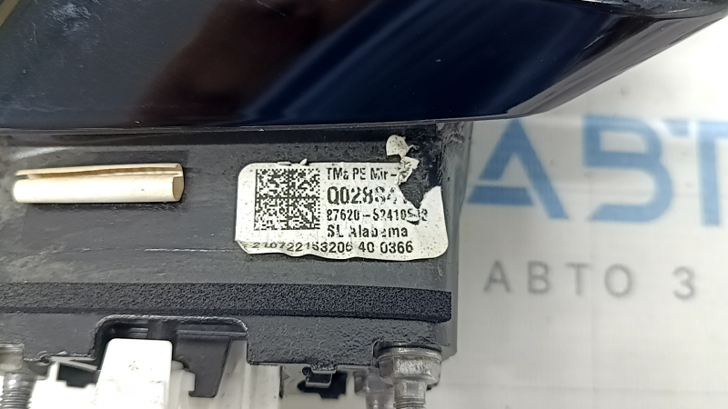 Дзеркало бічне праве у зборі Hyundai Santa FE 21-23 10 пінів, BSM, підігрів, поворотник, підсвічування, чорне