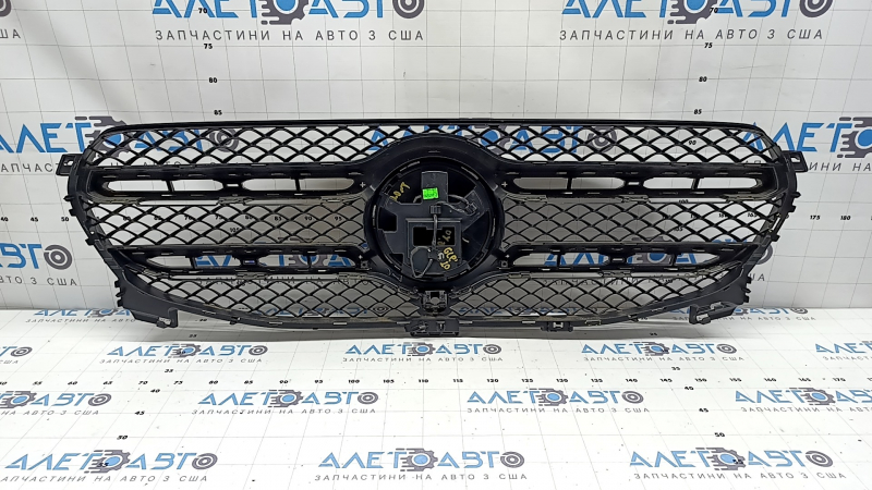 Решетка радиатора в сборе grill Mercedes W167 GLE 350 450 20-23 хром, под радар и камеру, с эмблемой, с подсветкой, сломаны крепления, тычки