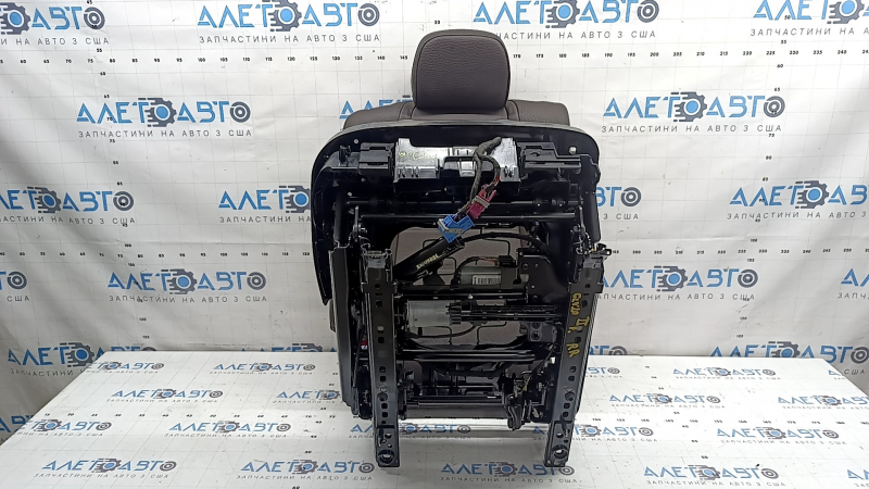 Спинка заднего ряда сидений 2 ряд правая Mercedes W167 GLE 350 450 20-26 кожа коричневая, с нижним каркасом, электрическое, под 3 ряда