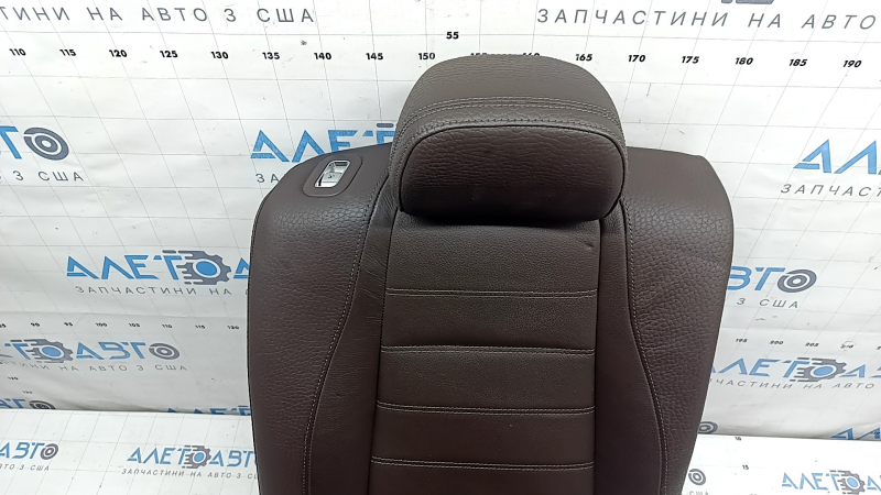 Спинка заднего ряда сидений 2 ряд правая Mercedes W167 GLE 350 450 20-26 кожа коричневая, с нижним каркасом, электрическое, под 3 ряда