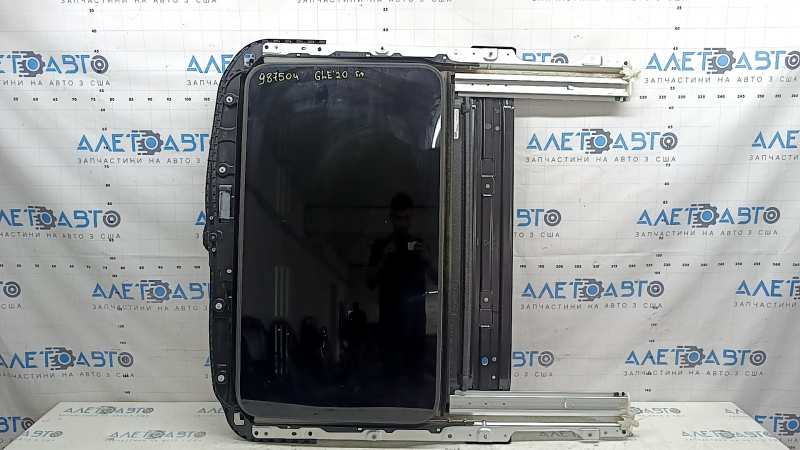 Люк в сборе Mercedes W167 GLE 350 450 20-26 черная шторка, алькантара