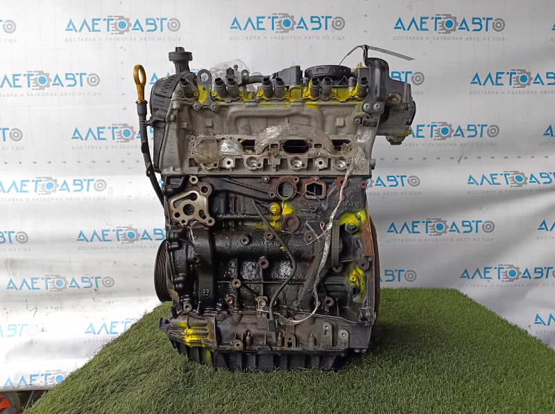Двигун VW Tiguan 18-22 2.0 TFSI DGUA 159к, запустився, компресія 12-12-12-12, іржавий
