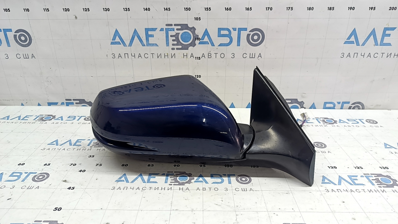 Зеркало боковое правое в сборе Honda CRV 17-22 9 пинов, поворотник, BSM, подогрев, синее