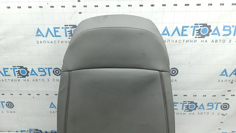 Обшивка спинки водительского сиденья Honda CRV 17-22 кожа серая, с перфорацией и подогревом, под химчистку