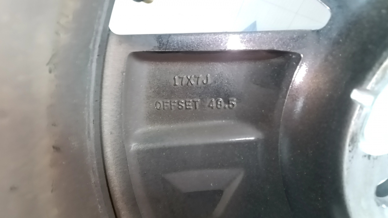 Колісний диск R17x7J ET48.5 Hyundai Tucson 22-24 тип 2, легка бордюрка