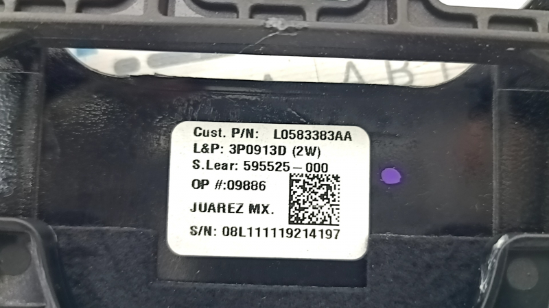 Поясничная подпорка водительского сиденья Hyundai Santa FE 21-23 с моторчиком, без каркаса