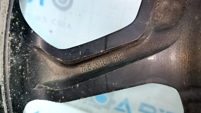 Колісний диск R18 x 7.5J ET49.5 Hyundai Santa FE 21-22 легка бордюрка