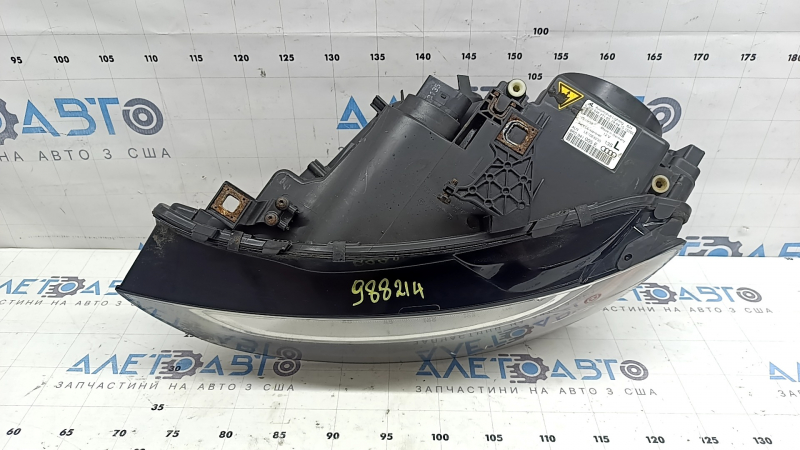 Фара передня ліва в зборі Audi A4 B8 13-16 рест ксенон led, під полірування, подряпини, жовтий led