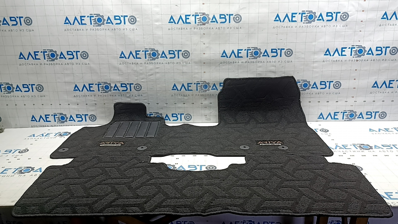 Комплект ковриков салона ткань Nissan Ariya 23-26 черная, потертости