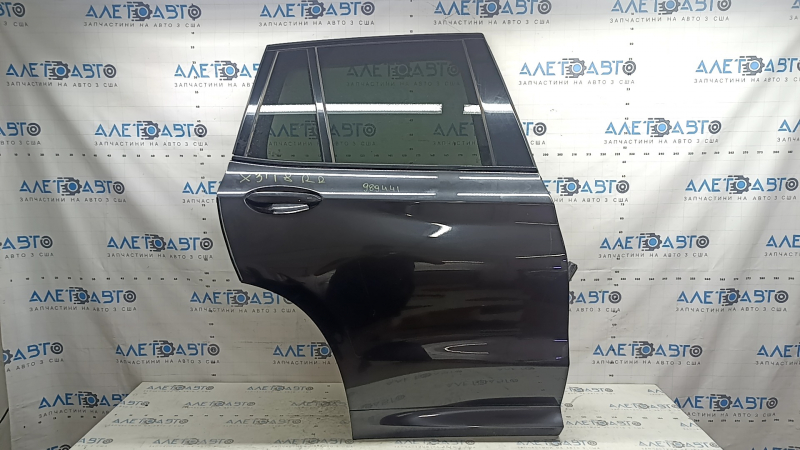 Двері в зборі задні права BMW X3 G01 18-24 keyless, графіт A90M, накладка нижня M-Sport