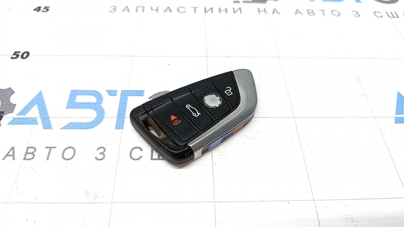 Ключ BMW X3 G01 18-21 4 кнопки, M Sport, тычки, потерта эмблема, царапины