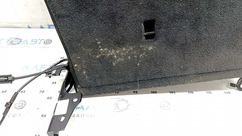 Спинка заднего ряда 2 ряд левая BMW X5 G05 19-22 под 2 ряда, кожа черная SCHWARZ, с подогревом, с ремнем, под химчистку, потерта