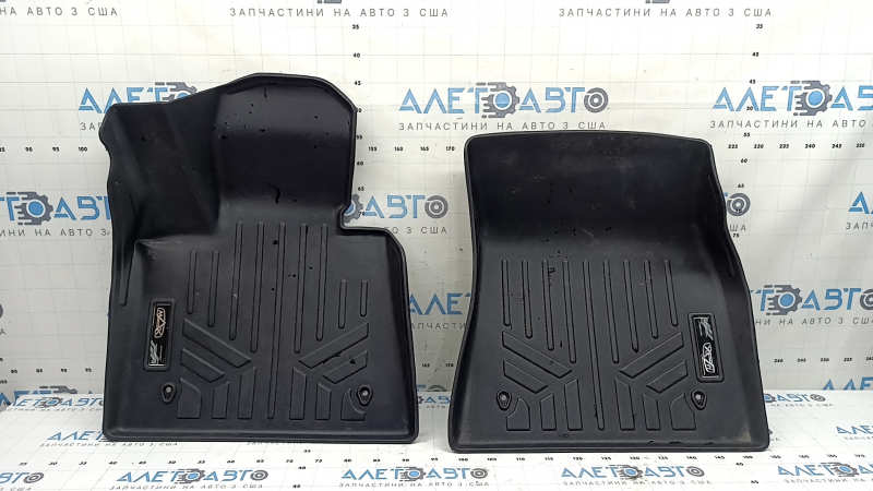 Комплект ковриков салона резина BMW X5 G05 19-24 черная под 2 ряда