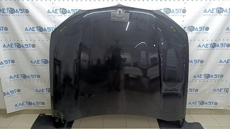Капот голий BMW X5 G05 19-26 алюміній чорний 475