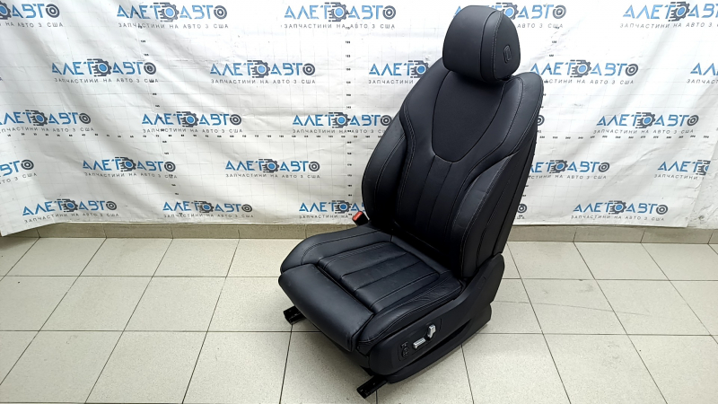 Сидіння водія BMW X5 G05 19-22 з airbag, електричне, підігрів, пам'ять, Sport, шкіра чорна SCHWARZ