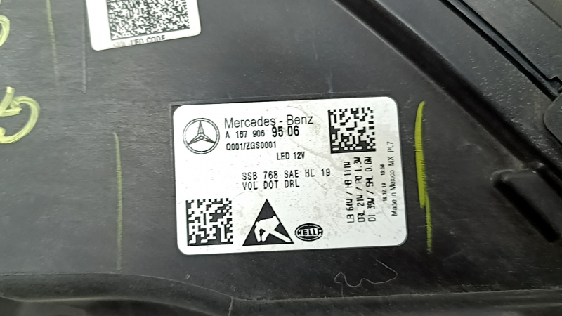 Фара передняя левая в сборе Mercedes X167 GLS 450 580 20-26 LED, песок