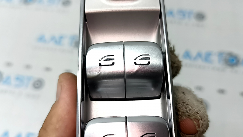 Управління склопідйомником переднім лівим Mercedes X167 GLS 450 580 20-26 хром з автоскладання дзеркал, здувся хром
