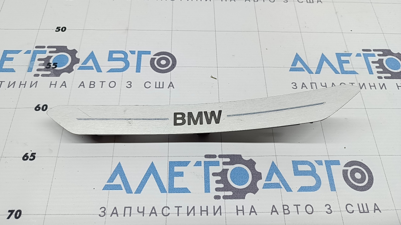 Вставка накладки порогу ззаду ліва BMW X5 G05 19-23 хром BMW, з підсвічуванням, подряпини