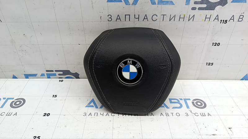Подушка безпеки airbag у кермо водійська BMW X5 G05 19-26 шкіра чорна
