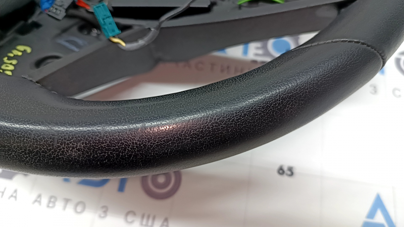 Кермо голий BMW X5 G05 19-25 шкіра чорна з підігрівом та пелюстками, з drive assist pro, Sport, подряпини