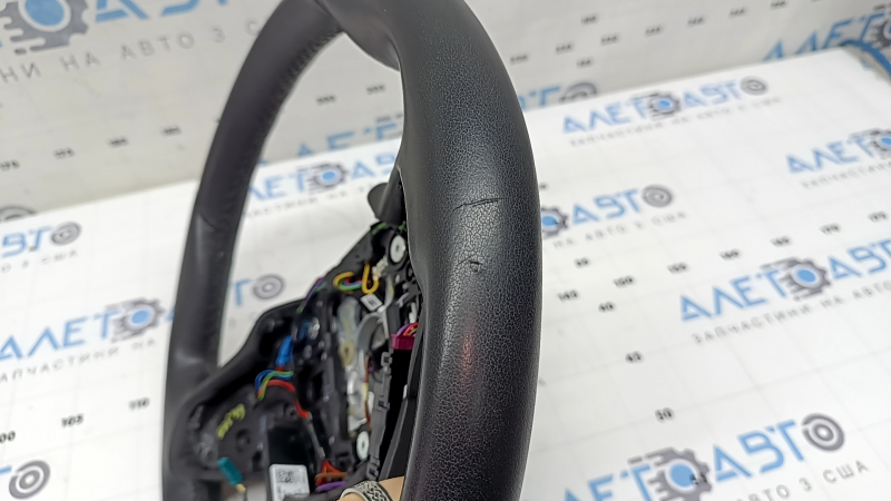 Кермо голий BMW X5 G05 19-25 шкіра чорна з підігрівом та пелюстками, з drive assist pro, Sport, подряпини
